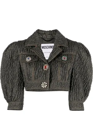 Moschino Kort jacka med strass