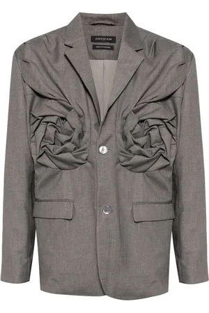 JUNTAE KIM Skräddad blazer med ros