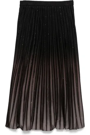 DKNY Plisserad midikjol