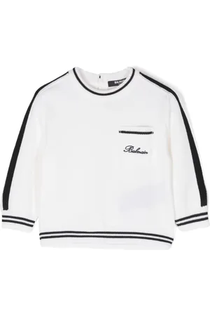 Balmain Tröja med broderad logotyp