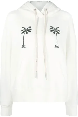 Palm Angels Hoodie med grafiskt tryck