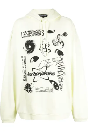 Les Benjamins Hoodie med logotyp