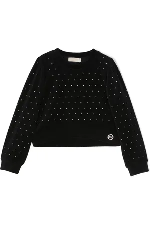 Michael Kors Sweatshirt med strassprydd logotypplakett