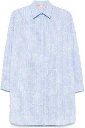 ERMANNO SCERVINO Skjorta med broderad logotyp