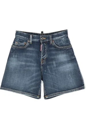 Dsquared2 Knälånga jeansshorts