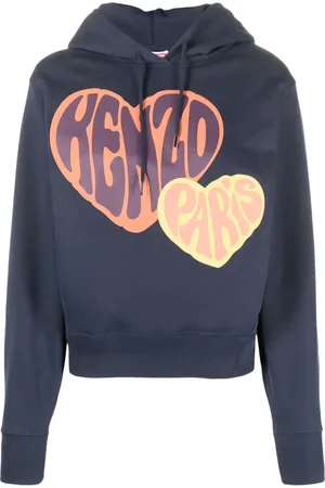 Kenzo Hoodie med logotyp