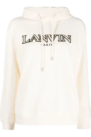 Lanvin Huvtröja med broderad logotyp