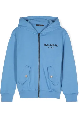 Balmain Hoodie med logotyp