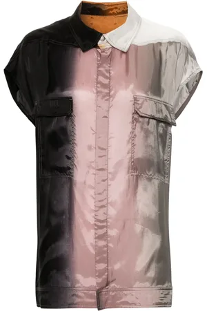 Rick Owens 110D Lido skjorta med tryck