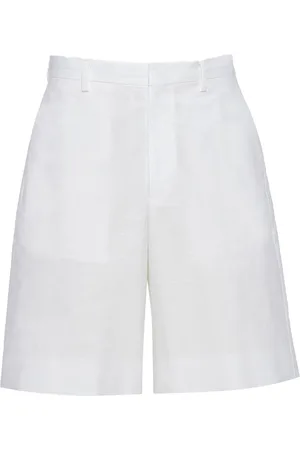 Prada Bermudashorts med triangelformad logotyp