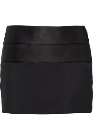 Prada Minikjol med triangelformad logotyp