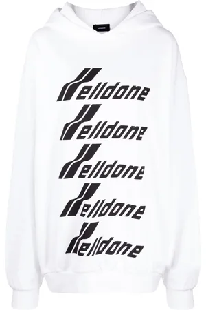 We11 Done Hoodie med logotyp