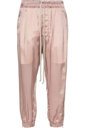Rick Owens Croppade sweatpants med dragsko
