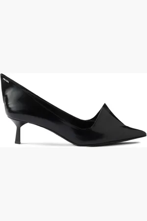 Prada Pumps i borstat läder 55 mm