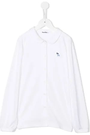 Familiar Skjorta med broderad rosett