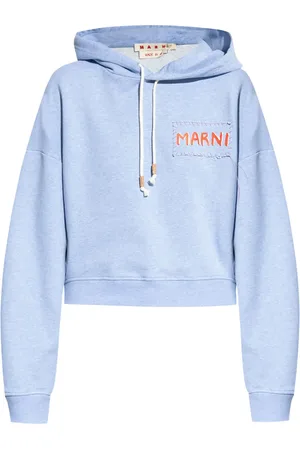 Marni Hoodie med logotypapplikation