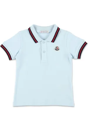 Moncler Pikétröja med randig kant