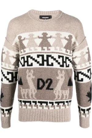 Dsquared2 Stickad tröja i jacquard