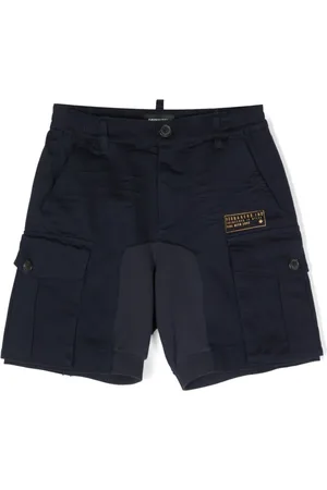 Dsquared2 Cargoshorts med kontrastpanel