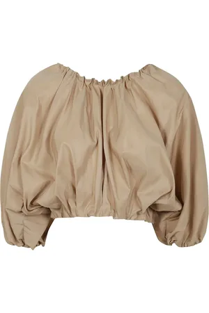 Nº21 Croptop med puffärm