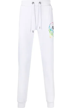 Philipp Plein Smala trackpants med dödskalletryck
