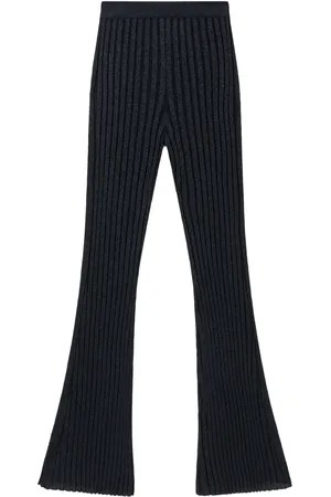 Stella McCartney Ribbstickade raka byxor