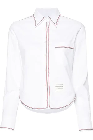 Thom Browne Skjorta med kontrastkant