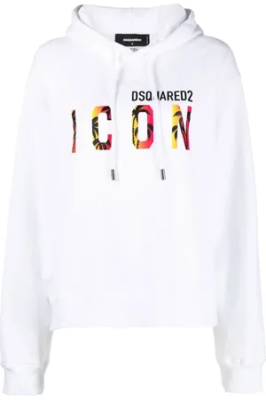 Dsquared2 Hoodie med logotyp