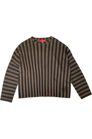 ECKHAUS LATTA Randig stickad pullover