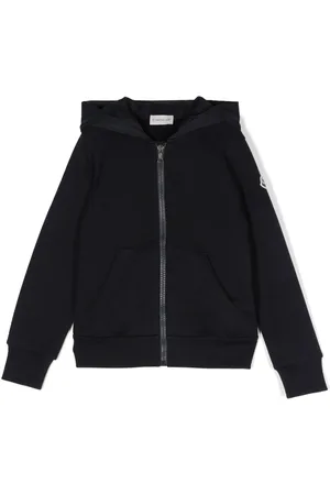 Moncler Hoodie med logotypkant