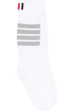 Thom Browne Tunna strumpor med detaljrand