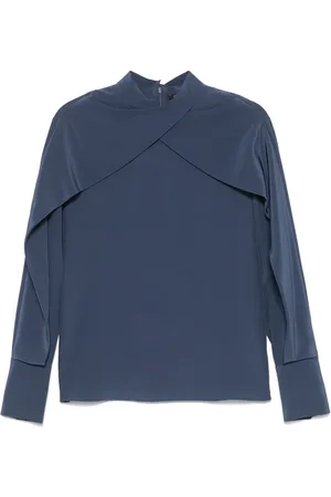 Joseph Bailie draperad sidenblus