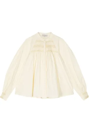 Lee Mathews Capri smockad blus