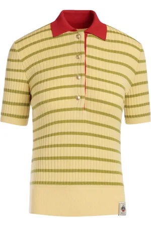 Bally Randig stickad pikétröja