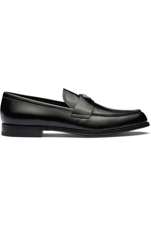 Prada Loafers i borstat läder