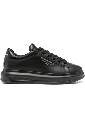 Karl Lagerfeld Ormskinnsmönstrade sneakers