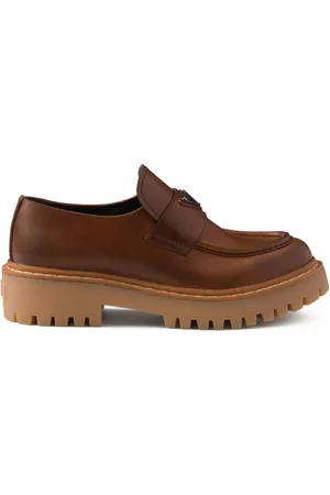 Prada Läderloafers