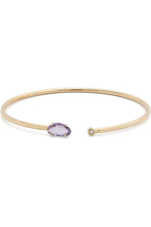 JIA JIA Bendable armband i 14K gult guld med rosa safir