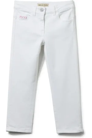 PUCCI Junior Raka bomullsbyxor