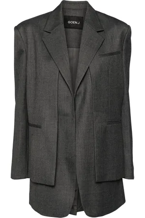 GOEN.J Blazer med lagerdesign