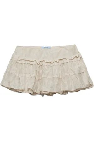 Prada Minikjol med volang