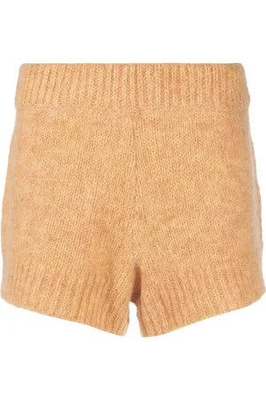 ROTATE Stickade shorts med hög midja