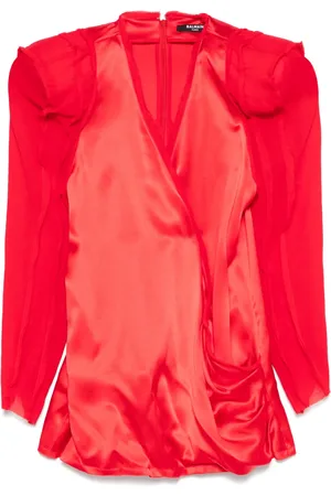 Balmain Blus med axelvaddar