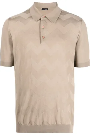 Kiton Kortärmad pikétröja