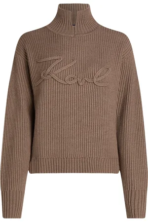 Karl Lagerfeld Signature Soutache stickad topp