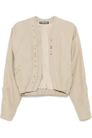 Hyein Seo Pärlad blouson med silverberlock
