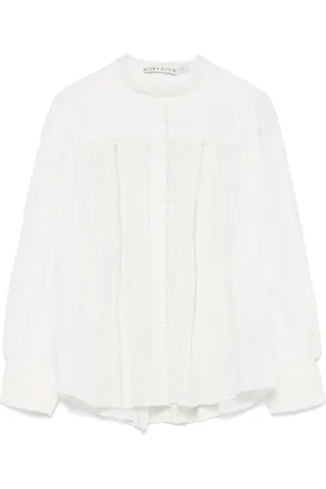 ALICE+OLIVIA Blus i bomull