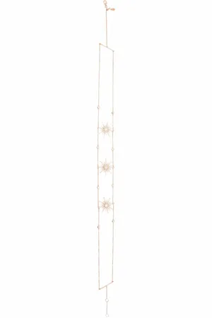 DJULA Big Soleil choker i 18K roséguld med diamant