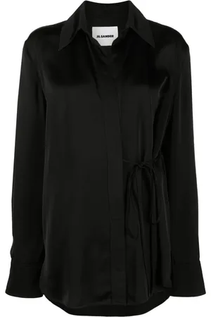 Jil Sander Omlottskjorta med knytning