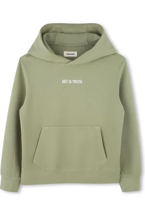 Zadig & Voltaire Hoodie med slogan
